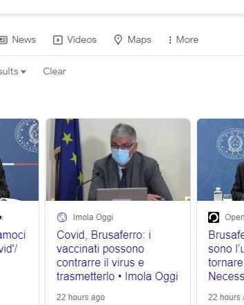 Imola Oggi e le dichiarazioni di Brusaferro