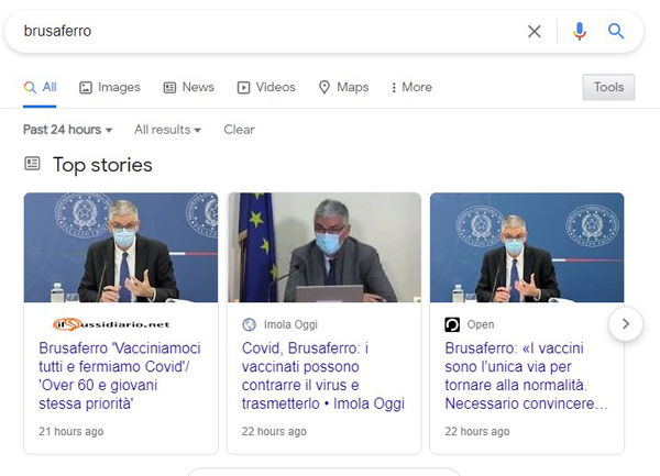 Imola Oggi e le dichiarazioni di Brusaferro