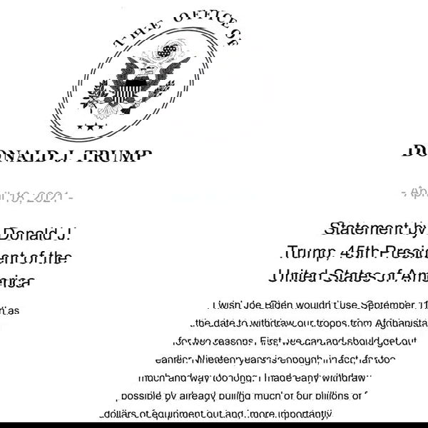 Trump, Biden e il ritiro delle truppe dall’Afghanistan