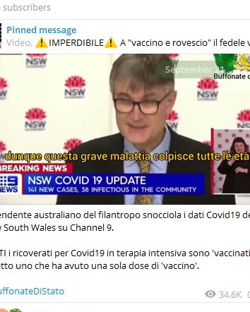 I casi in Australia: tutti vaccinati?