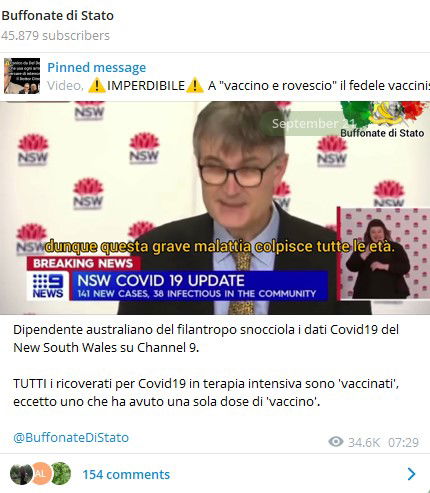 I casi in Australia: tutti vaccinati?
