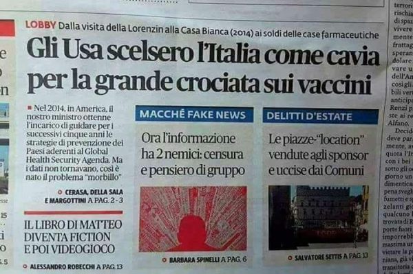 L’Italia Alla Guida Delle Campagne Vaccinali Nel Mondo... | Butac ...