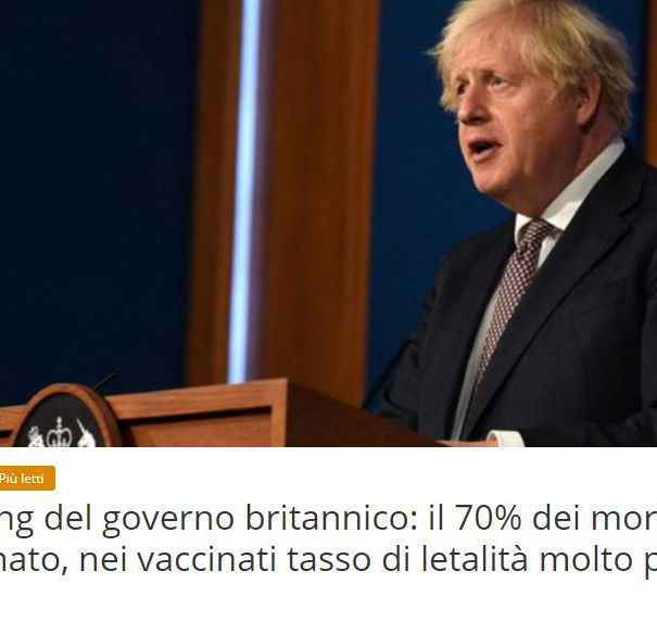 Il 70% dei morti era vaccinato… article-post