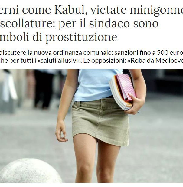 L’ordinanza di Terni e lo pseudogiornalismo da salotto article-post