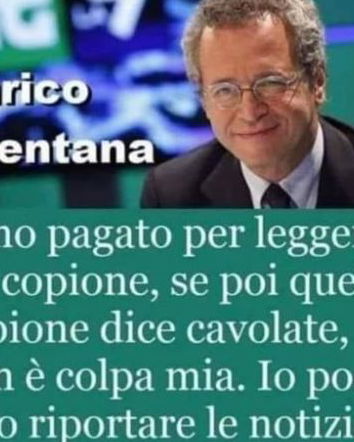 Le citazioni improbabili – Il copione di Mentana