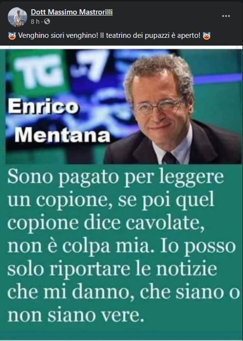 Le citazioni improbabili – Il copione di Mentana article-post