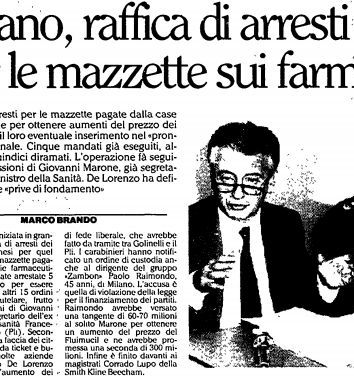 I vaccini e le tangenti