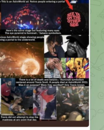 Astroworld e il complottismo mondiale