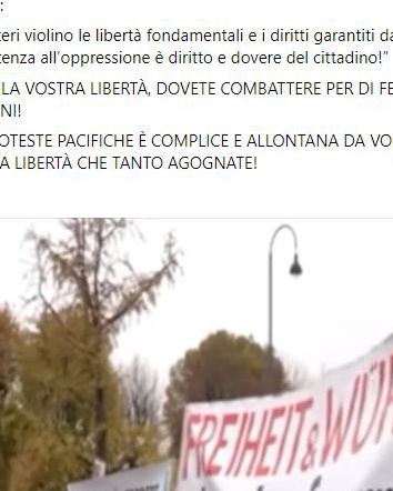 Le proteste in Austria…