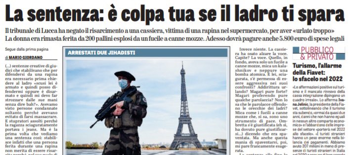 È colpa tua se il ladro ti spara article-post