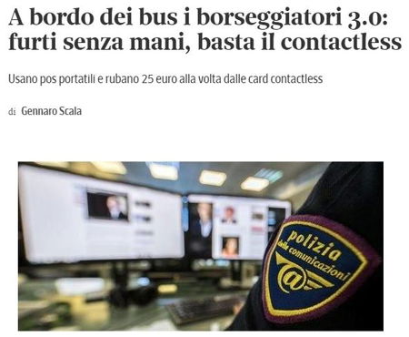 La truffa contactless e il giornalismo di qualità article-post