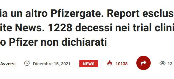 Le notizie riciclate e il PfizerGate article-post