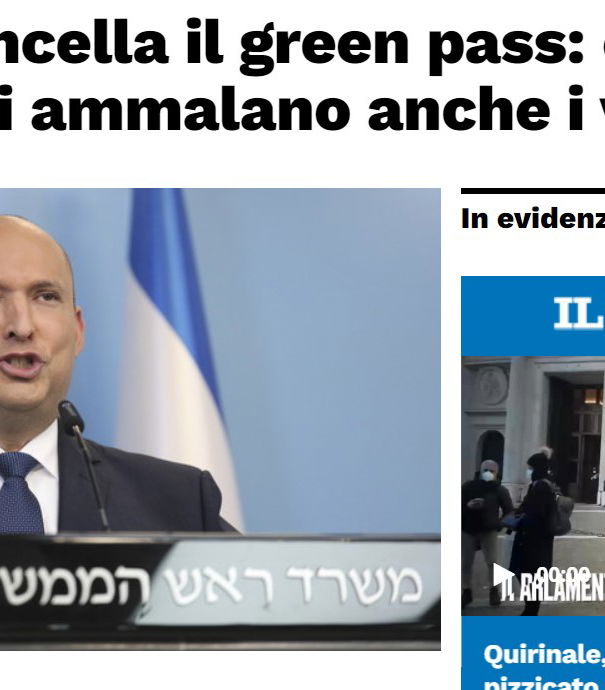 Il Green pass in Israele… article-post