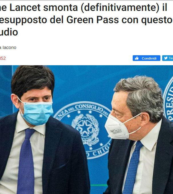 No, The Lancet non ha smontato il Green pass article-post