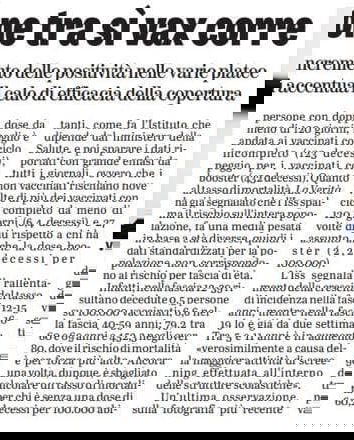 L’infezione tra sì vax…