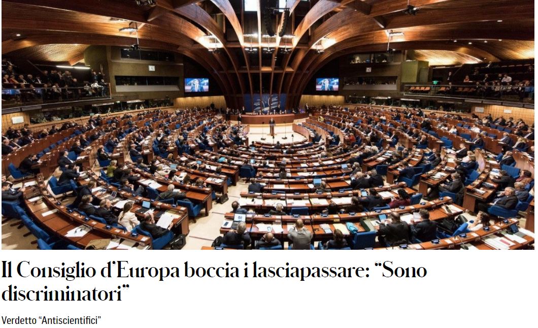 Cosa ha detto il Consiglio d Europa sui lasciapassare Butac