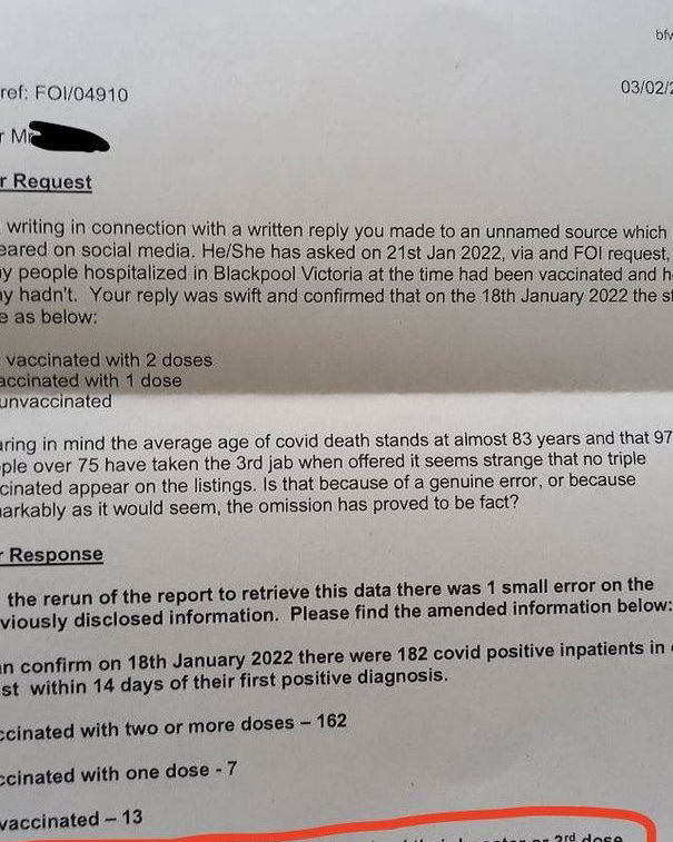 La lettera dei Blackpool Teaching Hospitals article-post