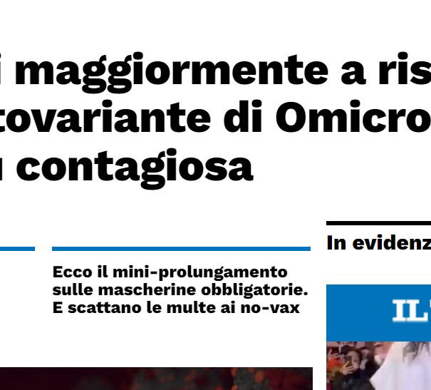 Vaccinati maggiormente a rischio? Se questo è un titolo… article-post