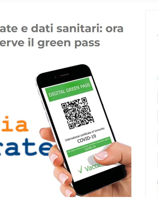 Agenzia delle Entrate e Green pass article-post