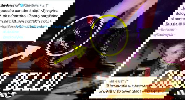 La versione di Bella ciao della cantante ucraina…