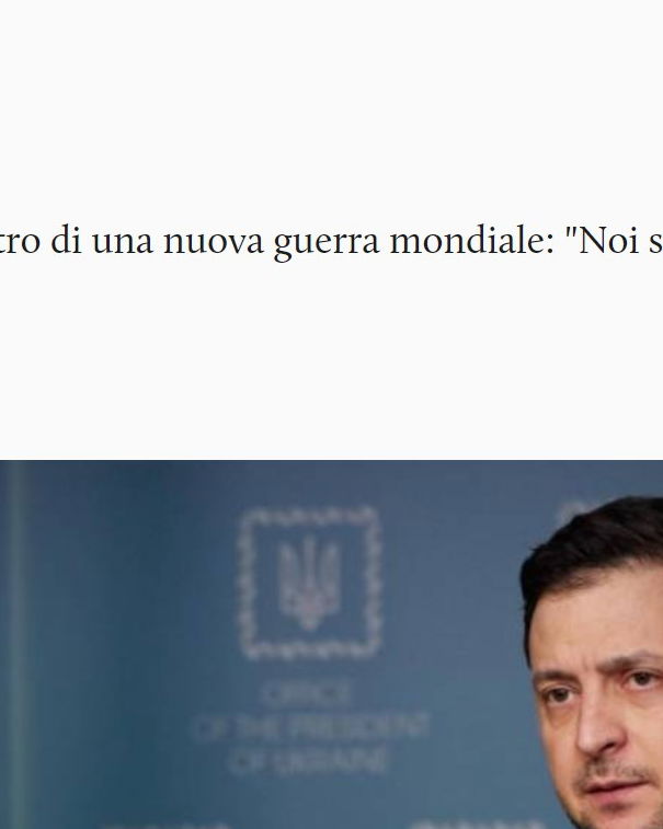 La profezia di Zelensky sulla guerra mondiale article-post