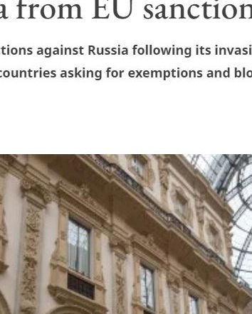 Draghi e le sanzioni alla Russia