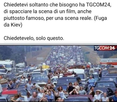 No, TGCOM24 non ha passato una scena di Deep Impact come fuga da Kyiv article-post