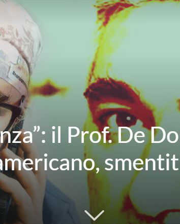 La post-verità e il plasma iperimmune