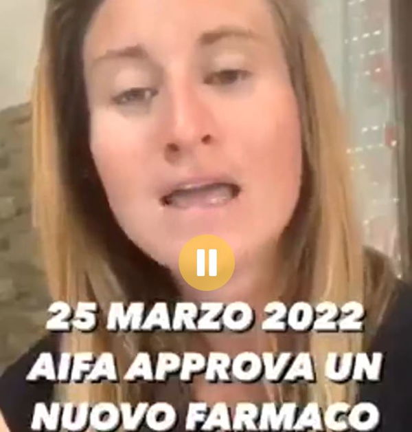 Il farmaco antivaiolo e la calciatrice