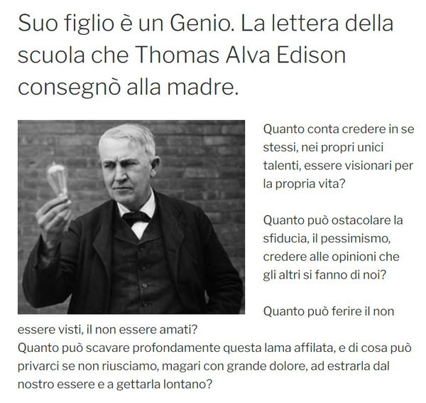 Leggende urbane – La mamma di Thomas Edison