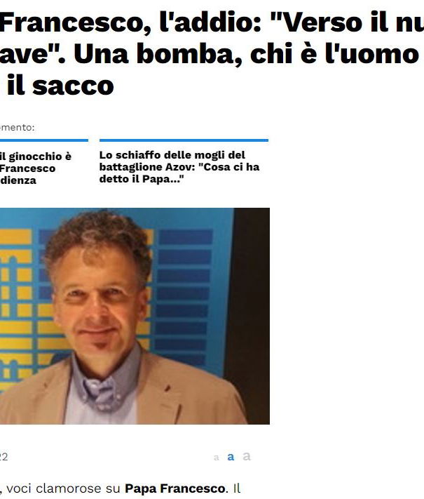 La fine del regno di Papa Francesco? article-post