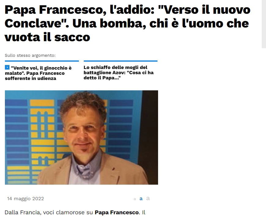 La fine del regno di Papa Francesco? article-post