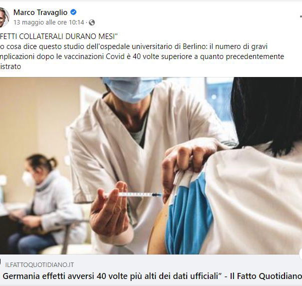 Lo studio “travagliato” sugli effetti collaterali del vaccino COVID article-post