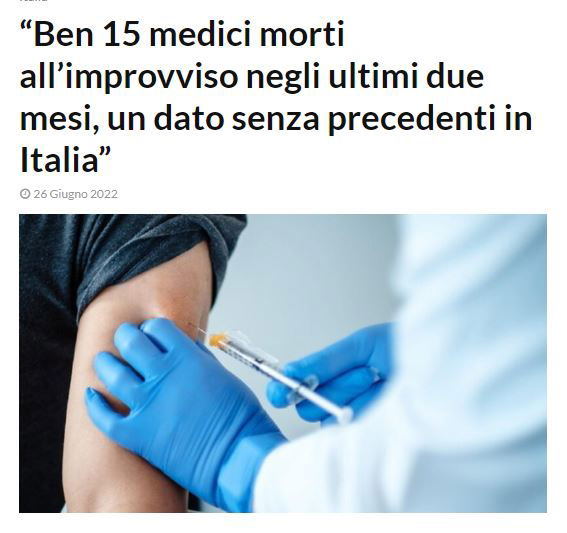 15 morti improvvise tra i medici, dato senza precedenti? article-post