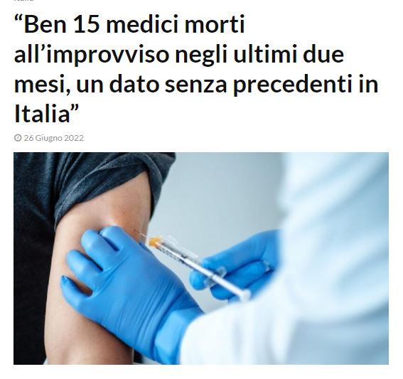 15 morti improvvise tra i medici, dato senza precedenti? article-post
