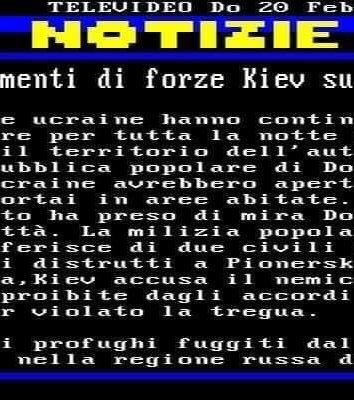 I bombardamenti su Donetsk e la propaganda