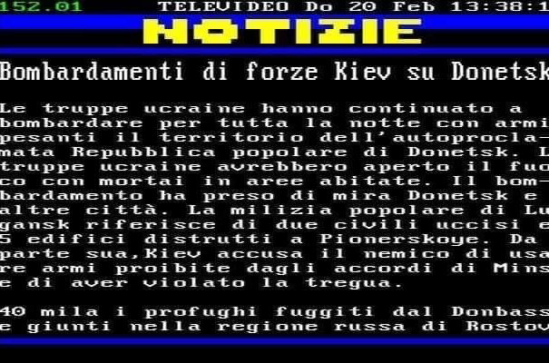Televideo e i bombardamenti su Donetsk (ancora) article-post