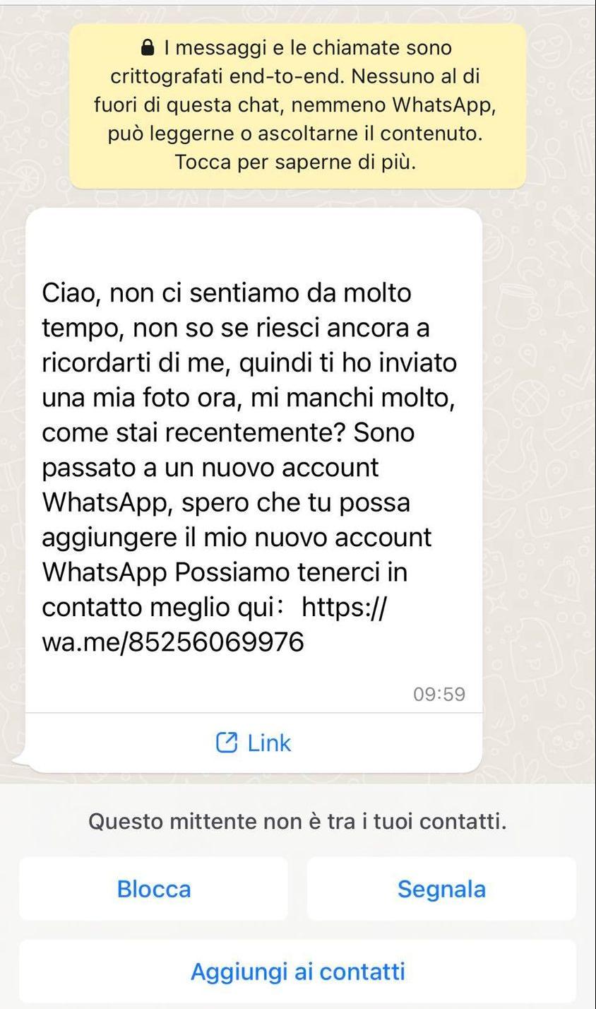 La truffa di WhatsApp article-post