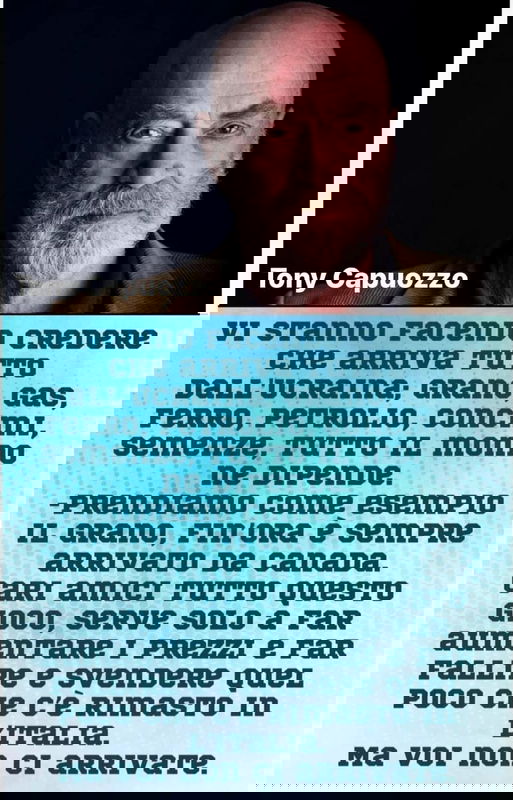 Le citazioni possibili – Capuozzo e il grano dal Canada