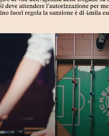 Le tasse su biliardino, ping pong e flipper