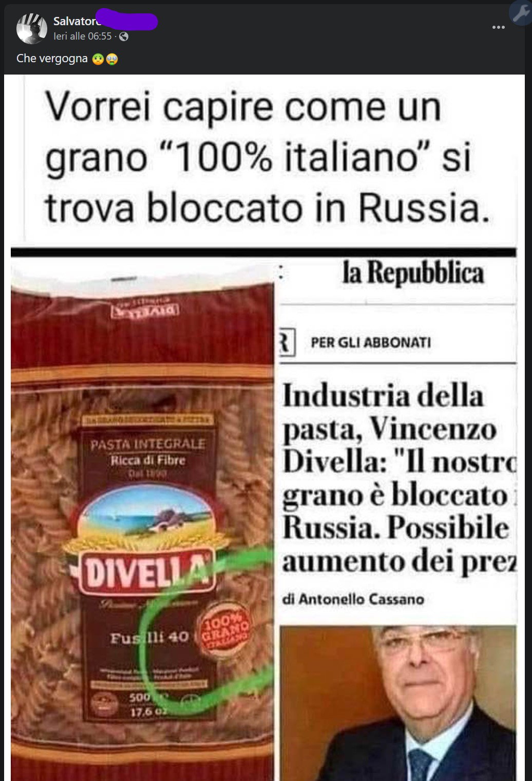 La pasta Divella e il grano italiano article-post