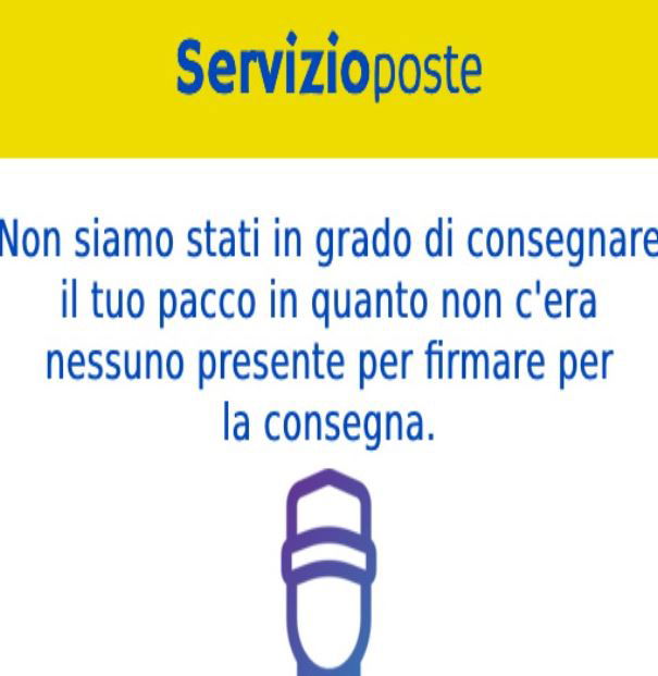 Non siamo stati in grado di consegnare… article-post