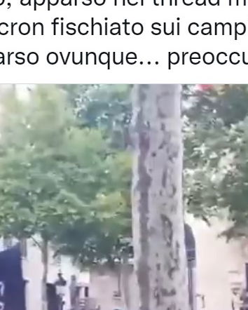 I manifestanti contro Macron