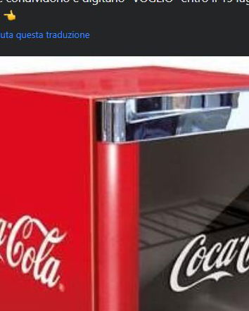 Coca-Cola Fans, ennesima pagina fuffa