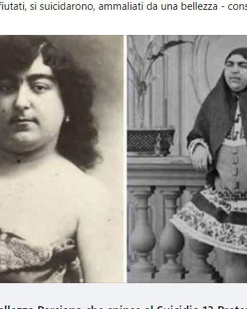 La bufala sulla principessa persiana Tāj-al-Salṭana