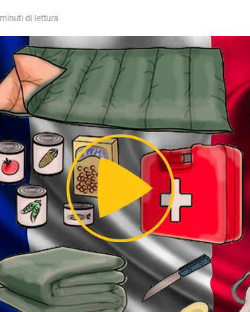 No, Macron non suggerisce il kit d’emergenza