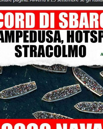 La foto degli sbarchi