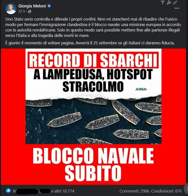 La foto degli sbarchi