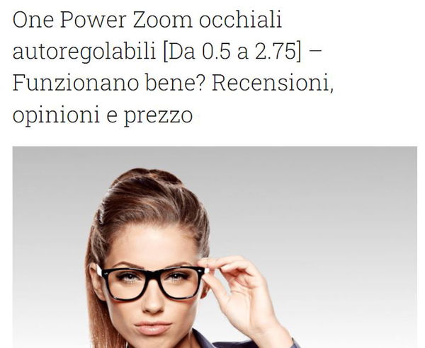 Dropshipping e occhiali