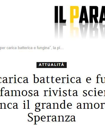 Paragone e le mascherine pericolose